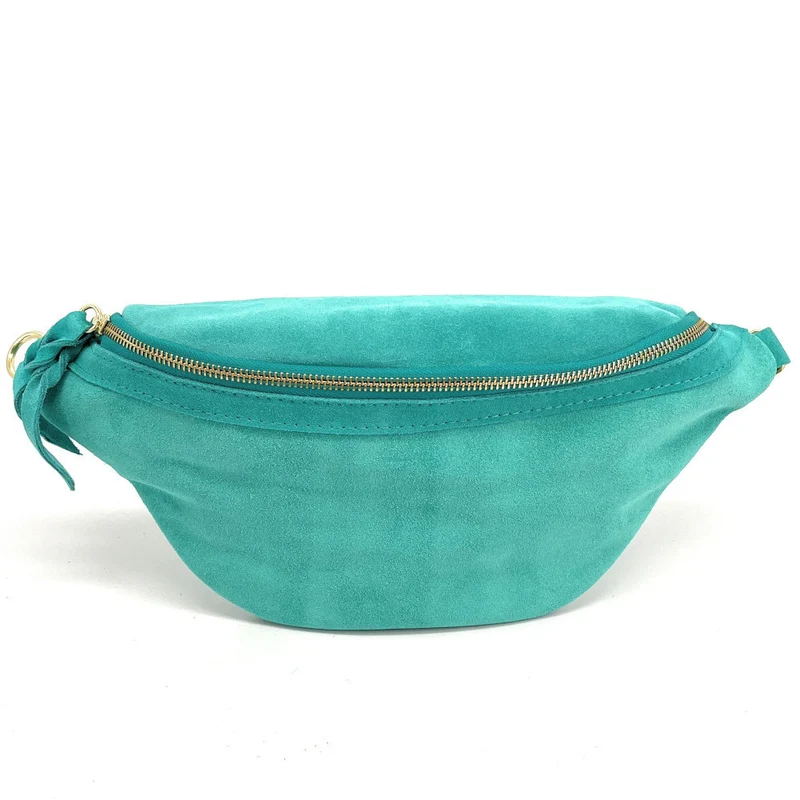 Sac banane en daim LILOU SUEDE Lagon