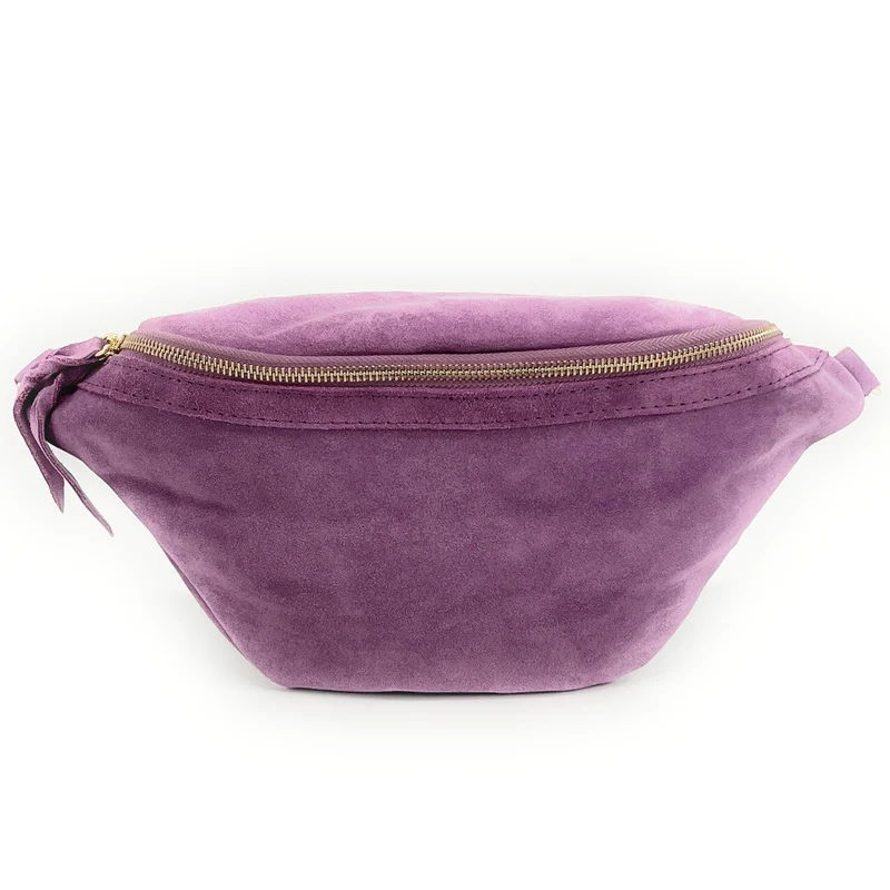 Sac banane en daim LILOU SUEDE Violine