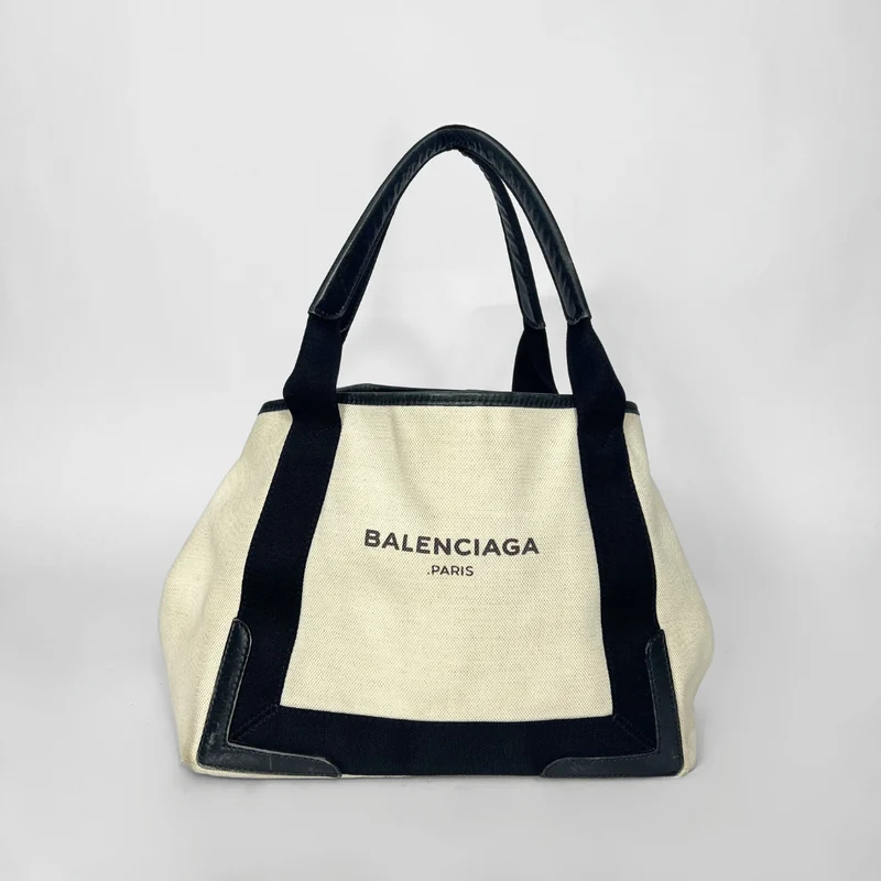 Balenciaga noir / blanc Shopper