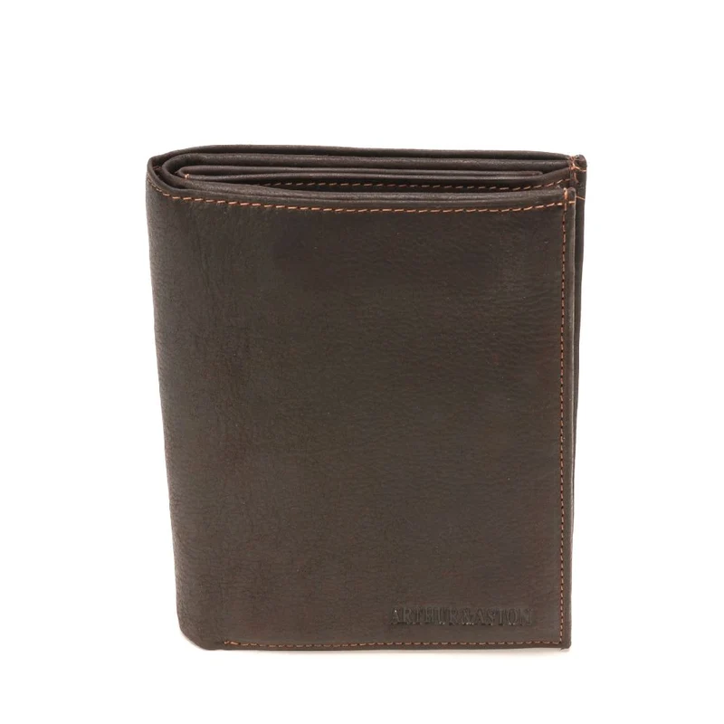 Grand portefeuille Louis en cuir gras