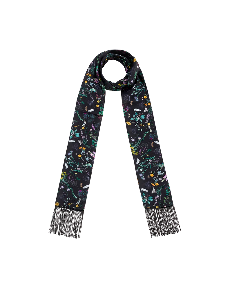 Wilderness Fringed Skinny Scarf