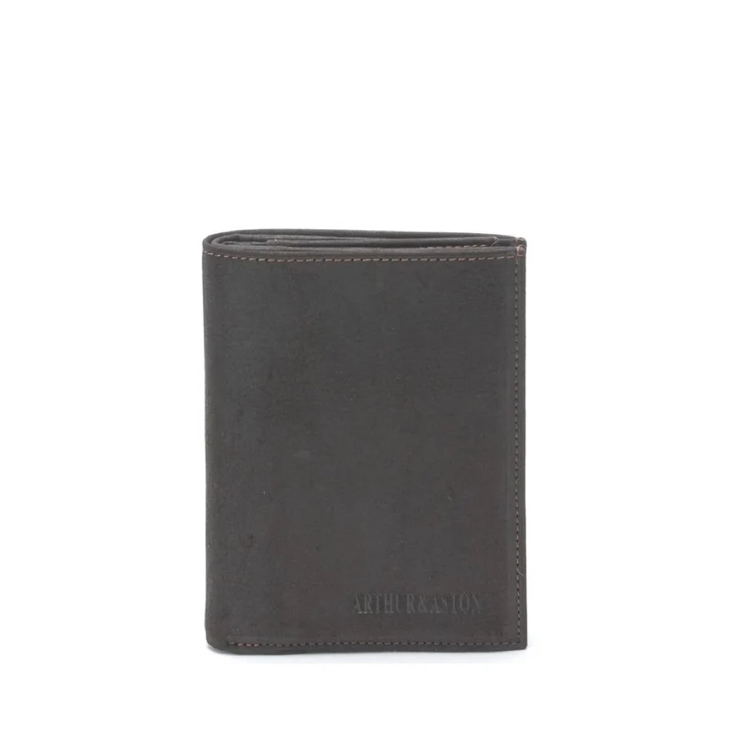 Portefeuille petit format Louis cuir gras