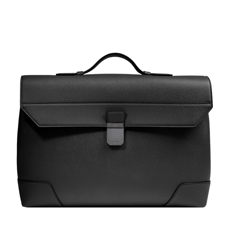 SLIM BRIEFCASE W/ FLAP & LOCK