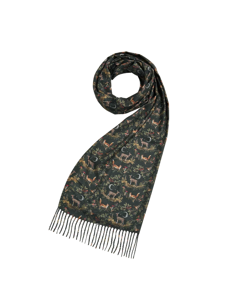 Into the Woods Scarf in Green