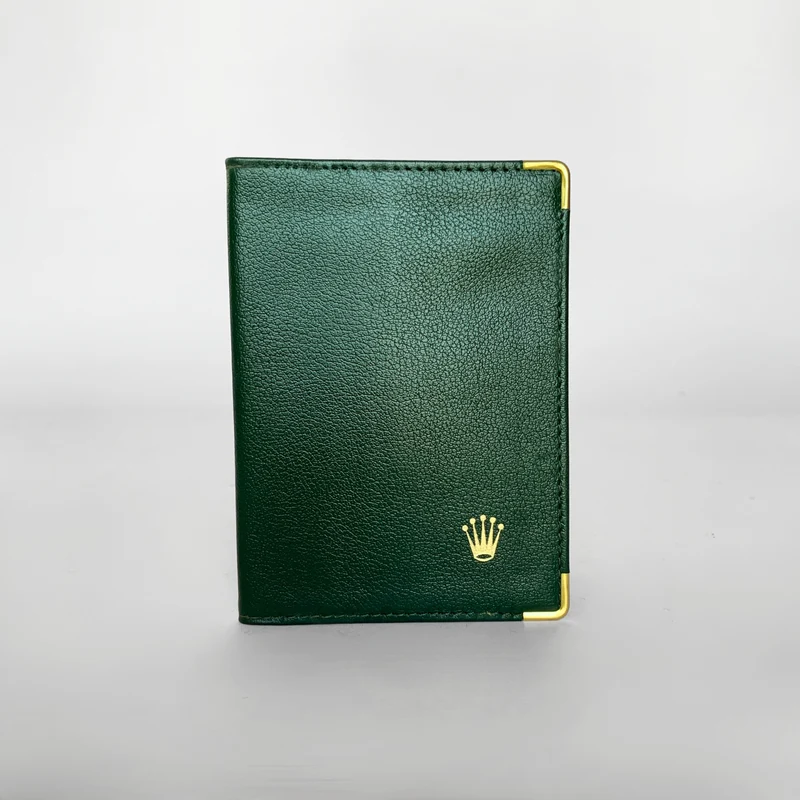 Étui à passeport Rolex en cuir