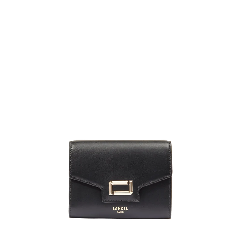 Rectangular flap compact wallet