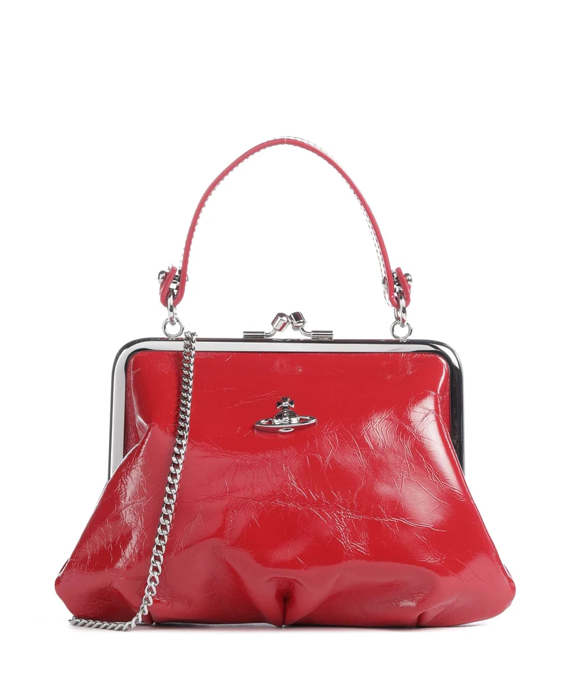 Vivienne Westwood Granny Frame Naplak Sac à main red