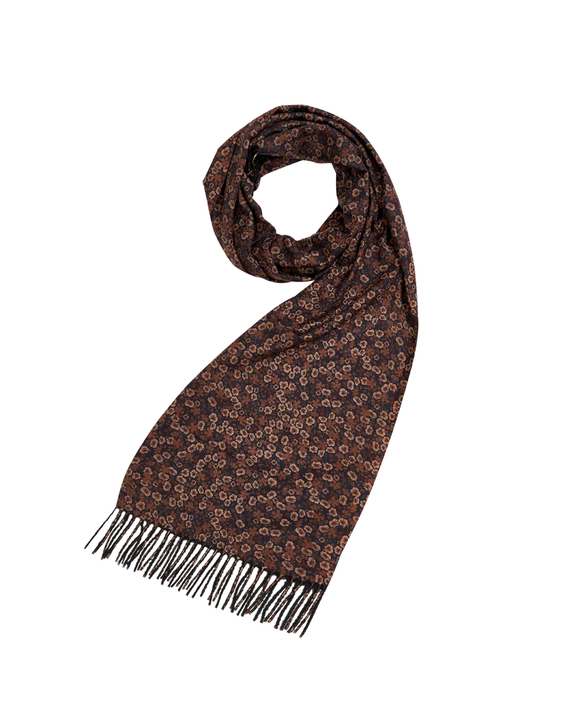 Deco Blooms Ditsy Scarf in Black