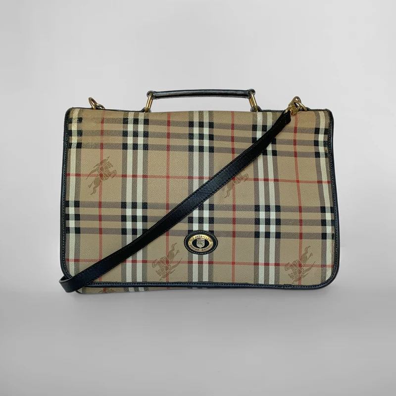 Burberry Tote Bag Toile Monogram