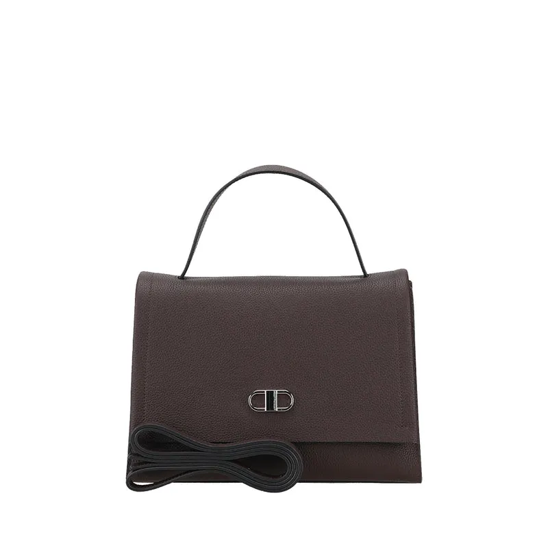 Sac à main à rabat cuir Daphné