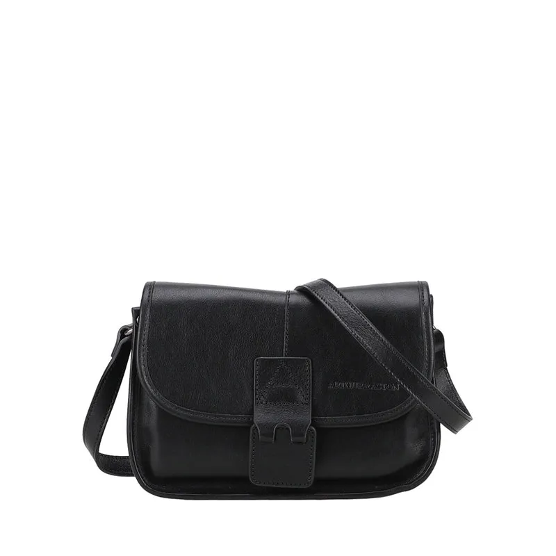 Sac bandoulière à rabat S Edith Cuir