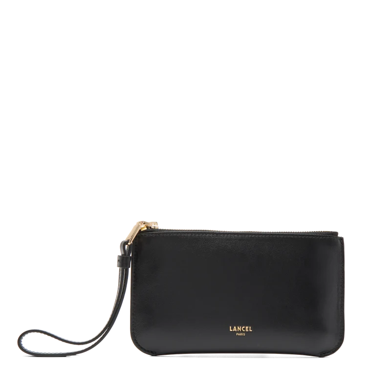 M ZIP POUCH WITH WRISTLET