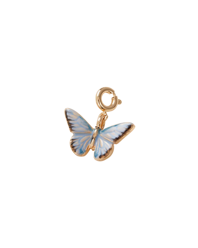 Enamel Blue Butterfly Charm