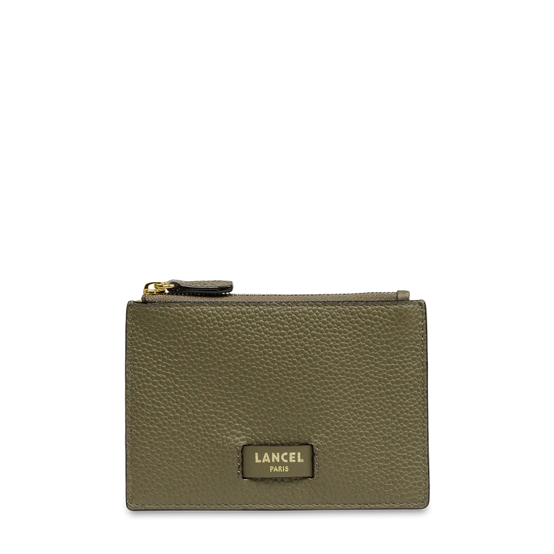 L zip card holder