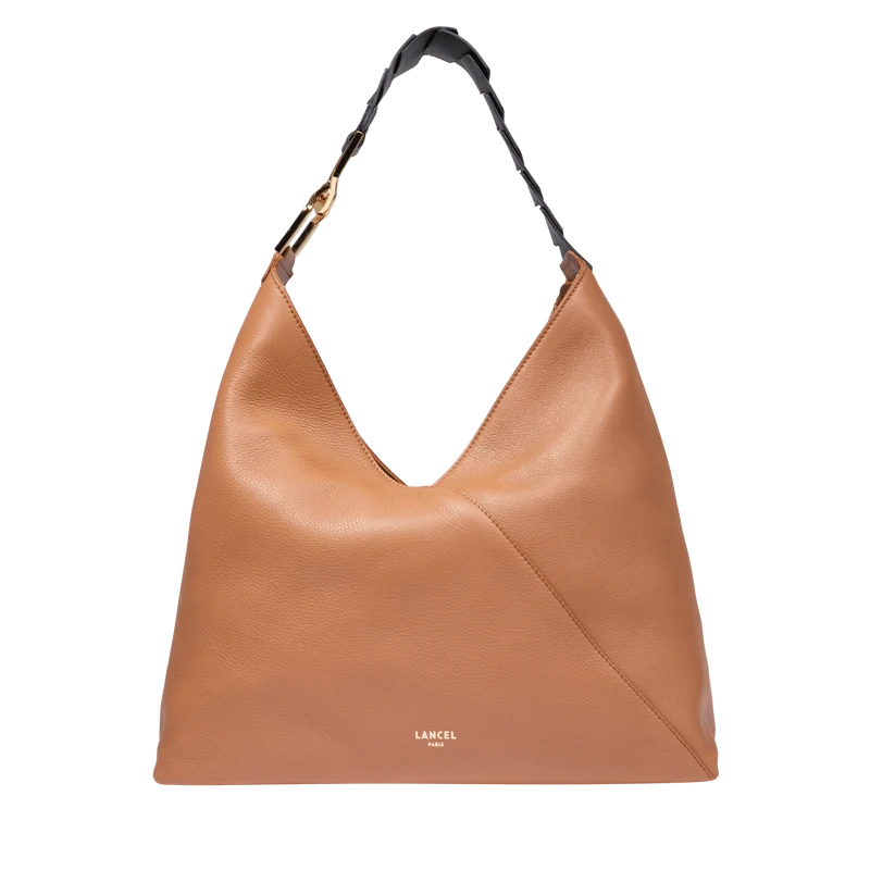 L zip hobo bag