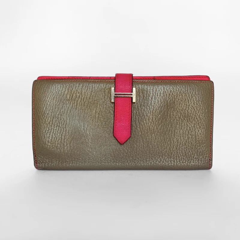 Hermès Bearn Portefeuille Epsom Cuir