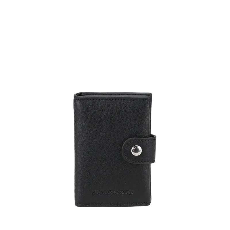 Petit Porte-cartes à pression Cuir Ange