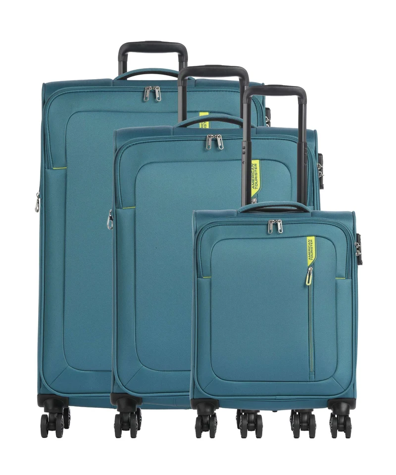 American Tourister Nitestream Set de valise (4 roues) teal/lime