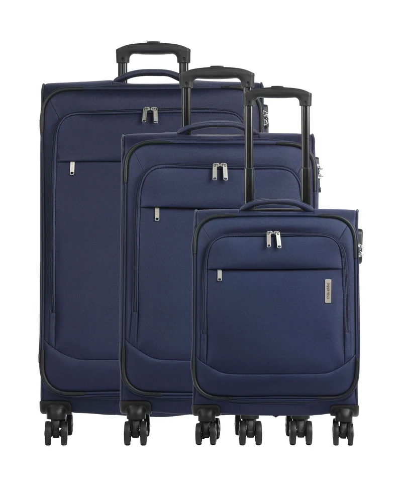 Travelite Priego Set de valise (4 roues) navy