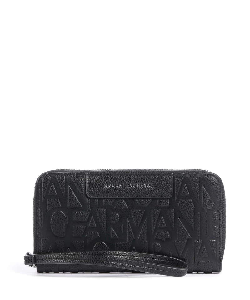 Armani Exchange Liz Monogram Portefeuille black