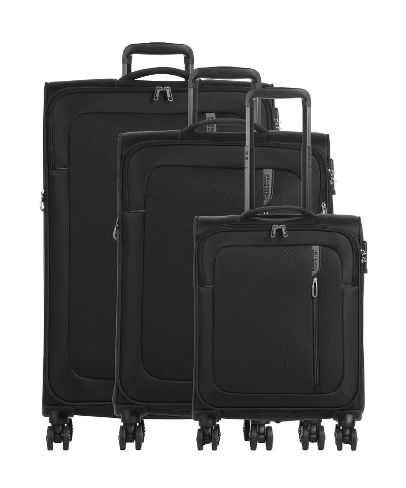 American Tourister Nitestream Set de valise (4 roues) black/grey