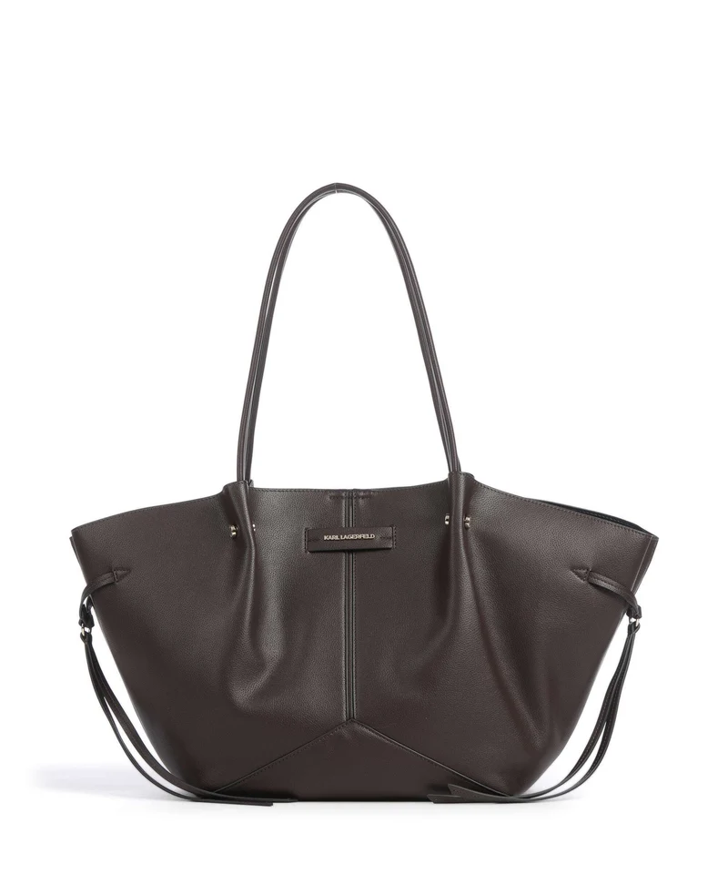 Karl Lagerfeld K/Pierced Medium Cabas tobacco