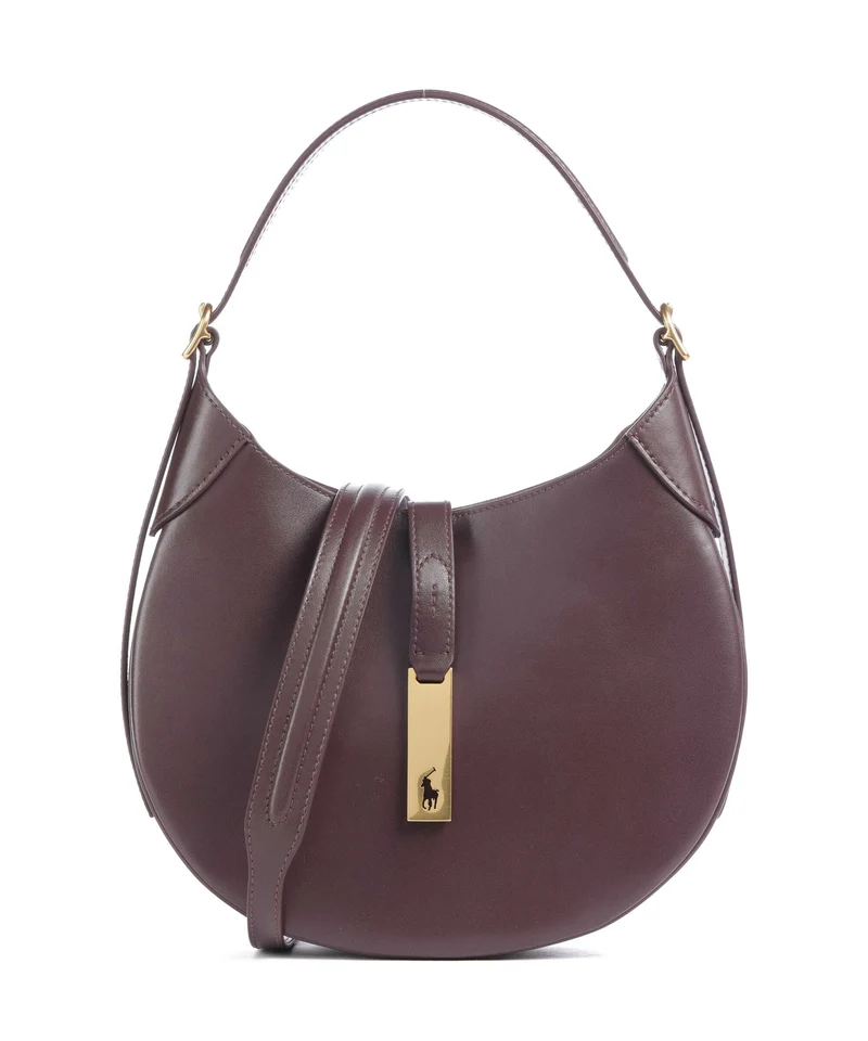 Polo Ralph Lauren ID Collection Small Sac porté épaule midnight merlot