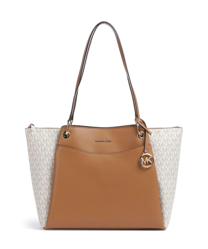Michael Kors May Large Cabas vanilla/acorn