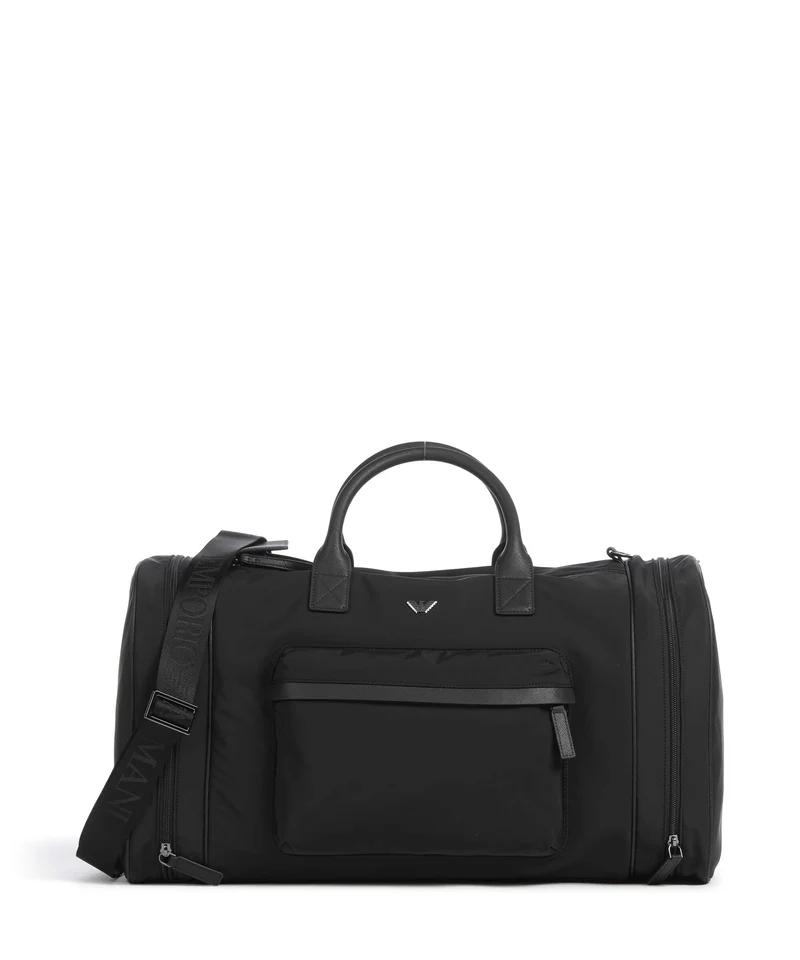 Emporio Armani Nylon Recycled 0 Sac week-end black beauty
