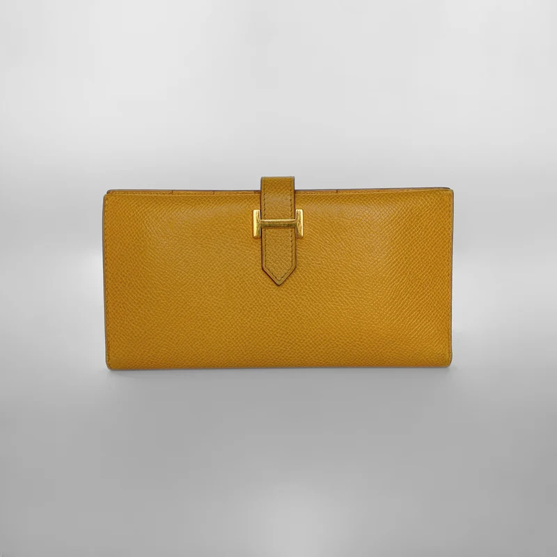 Hermès Bearn Portefeuille Epsom Cuir