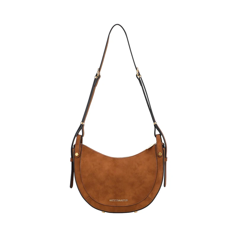 Sac épaule bandoulière croûte de cuir Madelena