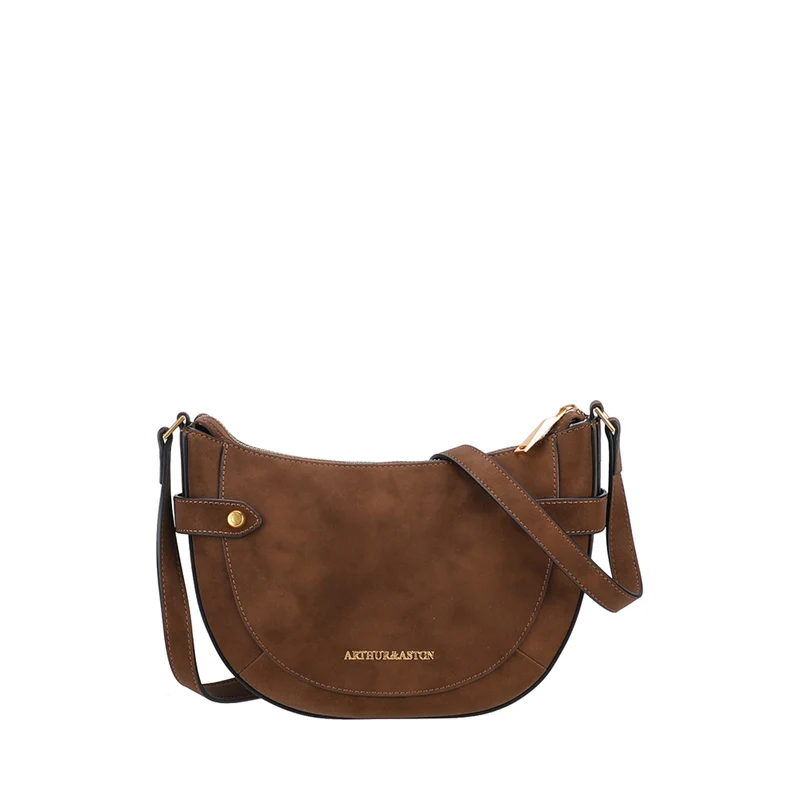 Sac bandoulière croûte de cuir Madelena