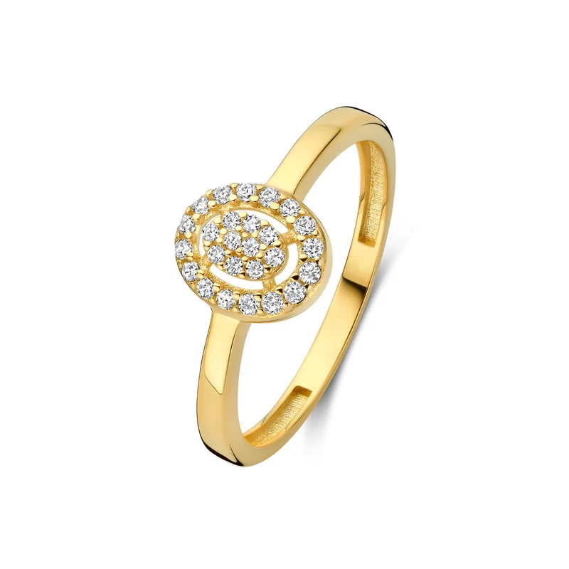 Isabel Bernard Le Marais Anne Bague en Or 14 Carats avec Pierre de Zirconium IB330115-48