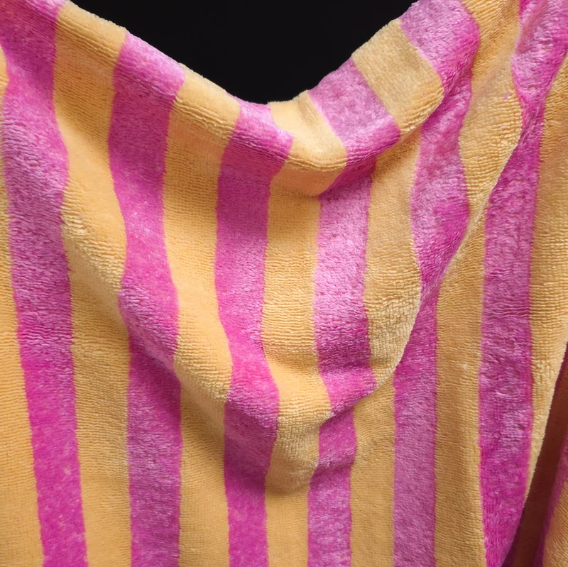 Tissu éponge de bambou de qualité supérieure | Rayures | Certifié OEKO-TEX®