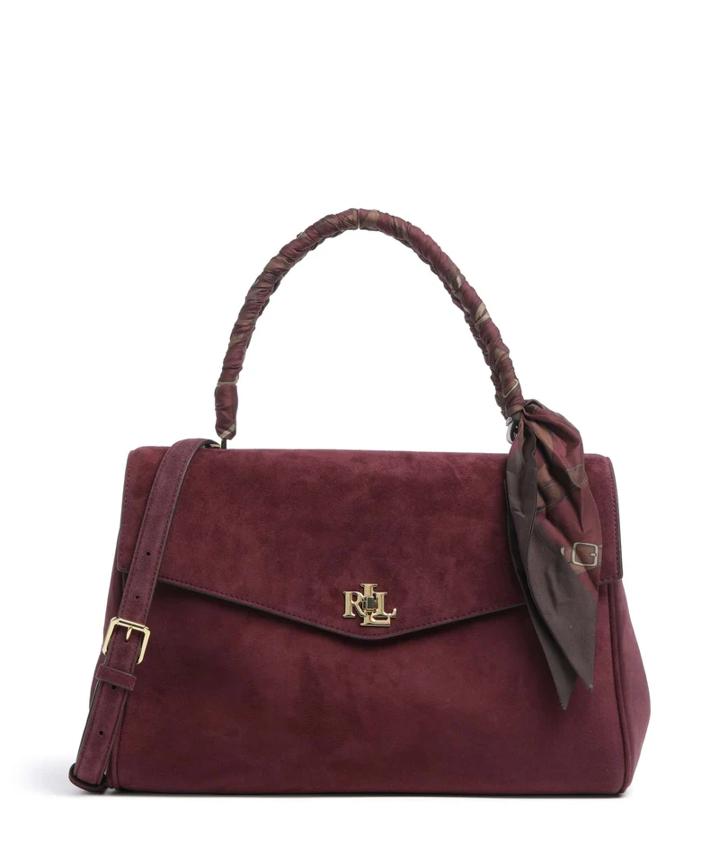 Lauren Ralph Lauren Farrah Medium Sac à main dark garnet/urban bltng/garnet multi