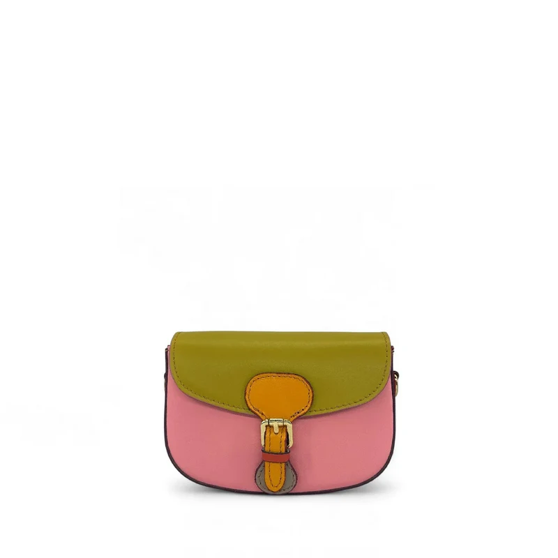 Mini-sac en cuir lisse MINI MADDY Multicolore 7