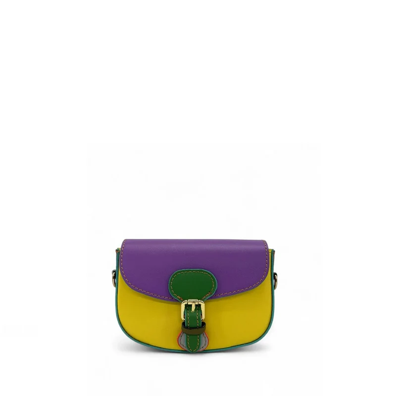 Mini-sac en cuir lisse MINI MADDY Multicolore 4