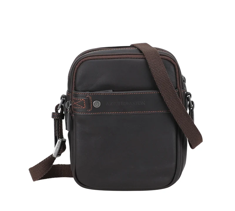 Petit sac travers Cuir Néro