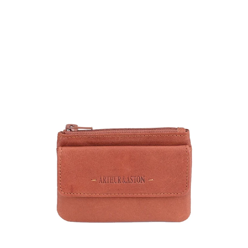 Porte-monnaie zippée cuir Johany