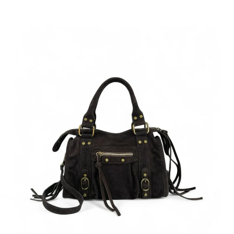 Mini-sac en daim STORM SUEDE MINI Chocolat