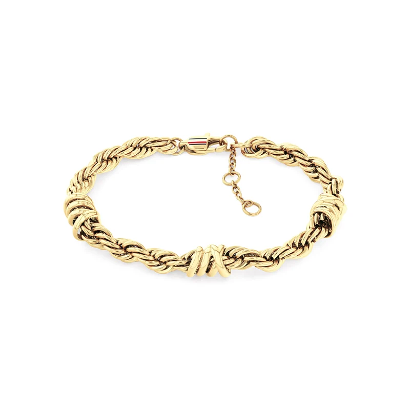 Tommy Hilfiger Acier Inoxydable Doré Femme Bracelet Chaîne TJ2781026