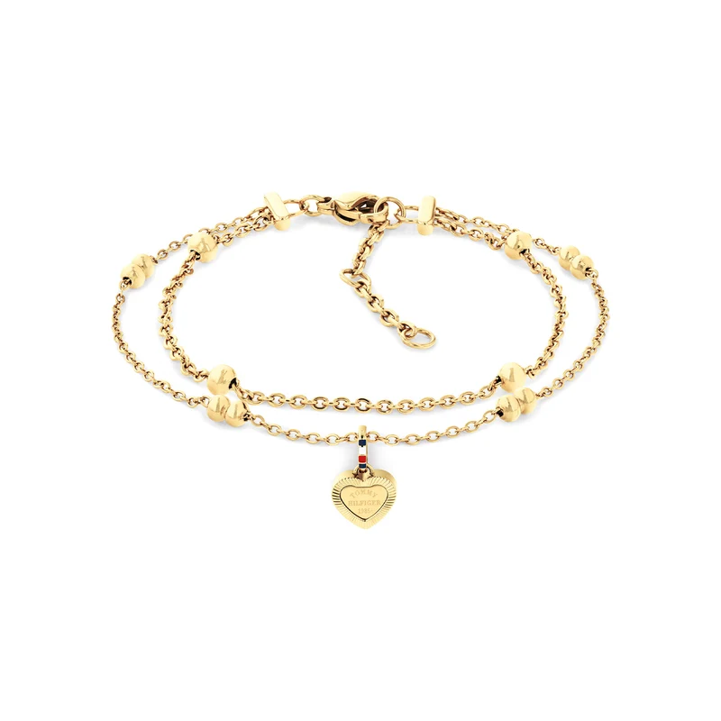 Tommy Hilfiger Acier Inoxydable Doré Femme Bracelet Chaîne TJ2781012