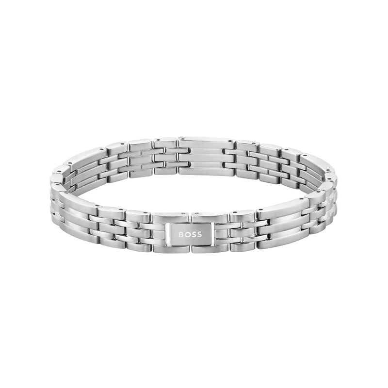 Hugo Boss Acier Inoxydable Argenté Homme Bracelet Chaîne HBJ1580812