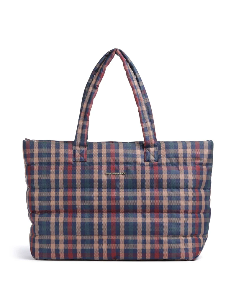 Mandarina Duck Tartan Cabas tartan brown