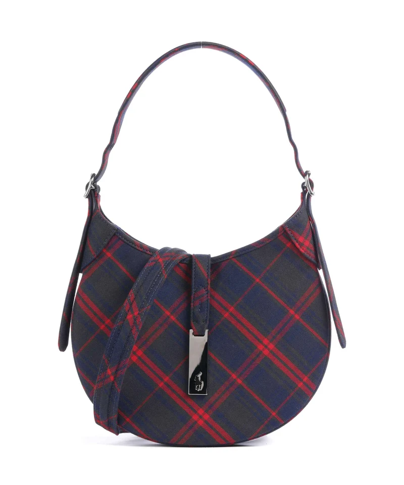 Polo Ralph Lauren ID Collection Small Sac porté épaule multi plaid