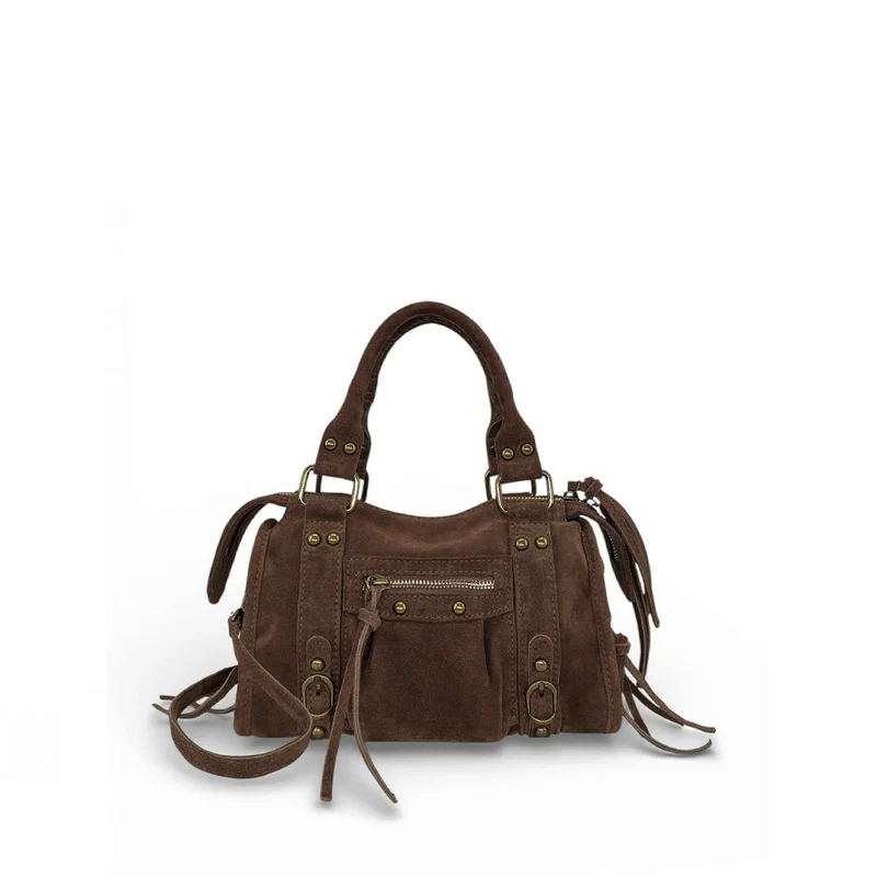 Mini-sac en daim STORM SUEDE MINI Moka