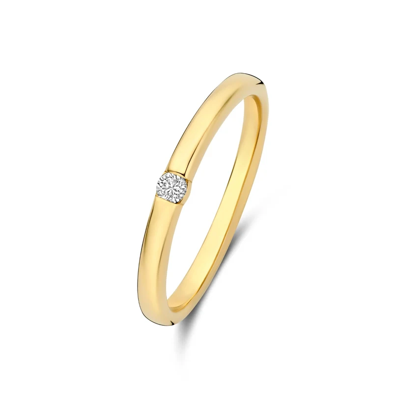 Isabel Bernard De la Paix Bague De la Paix Mia en or 14 carats avec diamant 0,05 carat IBD330046-56