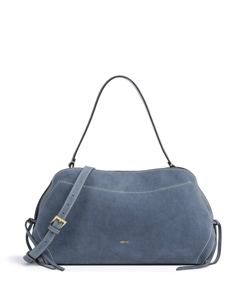 Abro Suede Necessity Small Sac porté épaule jeans