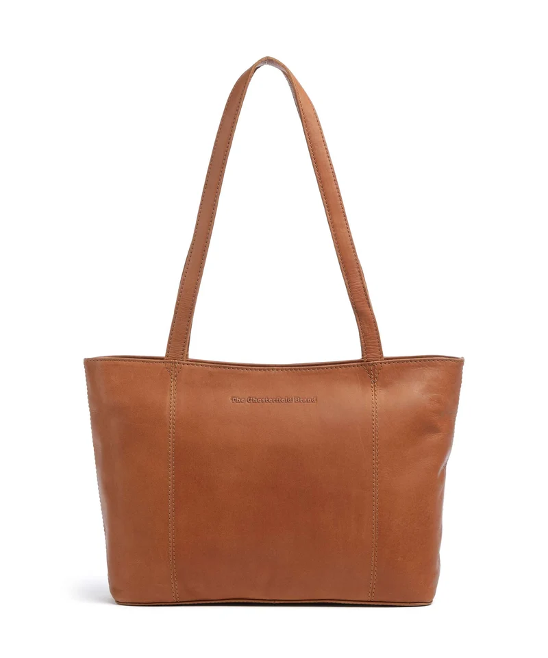 The Chesterfield Brand Wax Pull Up Cow Anira Cabas cognac