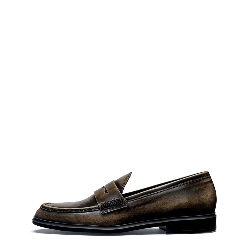 Isabel Bernard Vendôme Blandine mocassins en cuir spazzolato moka IB51015-639-36